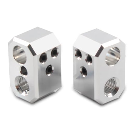 FYSETC 3D Printer Accessories - Prusa i3 MK4 Nextruder Heaterblock - Aluminium Block for the Hotend: High Temperature Heating Block Clone for MK4 MK3.9 XL Project Replacement Stock Extruder Part