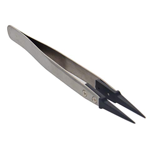 Utoolmart ESD-259A Precision Anti-Static Tweezers - color: 1pcs, size: ESD-259A