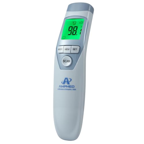 Medical Grade No-Touch Forehead Thermometer for Adults - color: Blue