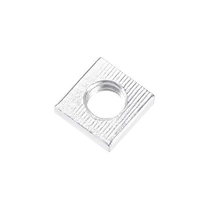 uxcell Square Nuts M4x7mmx2mm Zinc-Plated Metric Coarse Thread Assortment - size: M4x7mmx2mm