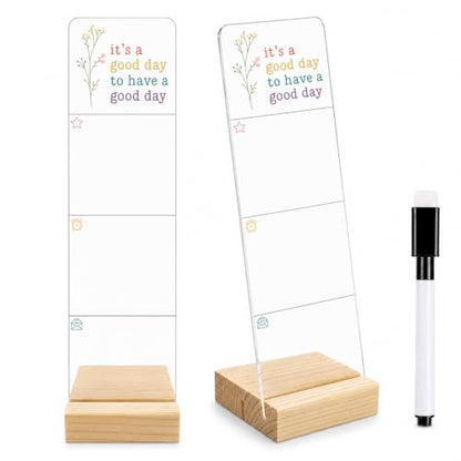 Motivational Memo Board It's A Good Day Acrylic Sign Monitor Memo Board - color: It's a Good Day to Have a Good Day