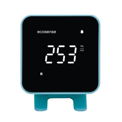 Ecosense Digital Radon Detector for Home, Plug-in, Display, EB100 - color: Blue