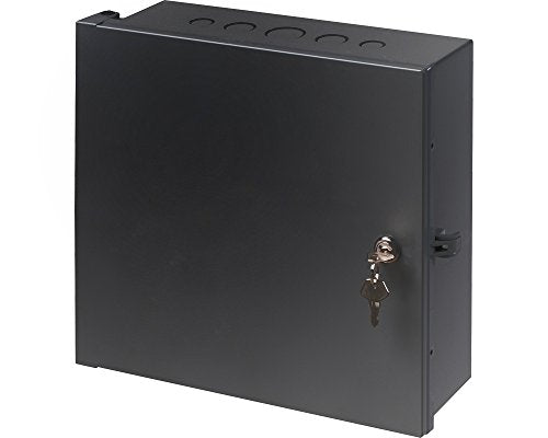 Arlington Industries EB1111BL-1 Electronic Equipment Enclosure Box (Pack of 1), 11" x 11" x 3.5", Black - style: 11" x 11" x 3.5" (Black)
