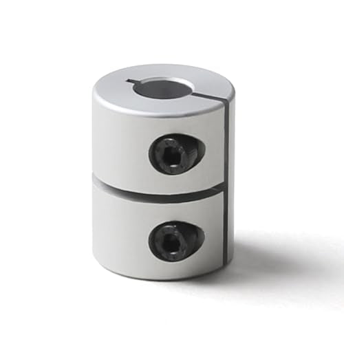 6mm to 6.35mm Aluminum Rigid Coupling, Clamping-On Shaft Coupler with Set Screw, 20mm Diameter, 25mm Length, Connector for Stepper Motors, CNC Machines, 3D Printers, and DIY Projects - size: Bore 6mm to 6.35mm