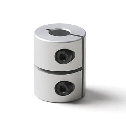 5mm to 5mm Aluminum Rigid Coupling, Clamping-On Shaft Coupler with Set Screw, 20mm Diameter, 25mm Length, Connector for Stepper Motors, CNC Machines, 3D Printers, and DIY Projects - size: Bore 5mm to 5mm