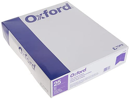 Oxford Twin-Pocket Folders, Textured Paper, Letter Size, Blue, Holds 100 Sheets, (57502EE), 25 Count, (Pack of 5) - color: Blue, size: 25 Count (Pack of 5)