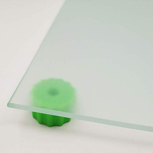 Strong Adhesion Hot Bed Glass Plate 220 x 220 x 3mm for Prusa i3 3D Printers Mega Mega-S MK2 MK2A, ANET A8, A6, Tevo Tarantula, Reprap, Mendel