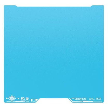 BIQU CryoGrip Pro Frostbite Build Plate for Bambu-Lab H2D H2S 3D Printers - color: Frostbite-Blue, size: 346*355MM-H2D/S, style: Frostbite