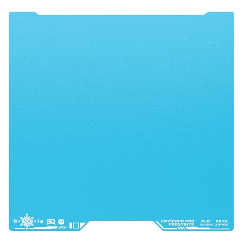 BIQU CryoGrip Pro Frostbite Build Plate for Bambu-Lab H2D H2S 3D Printers - color: Frostbite-Blue, size: 346*355MM-H2D/S, style: Frostbite