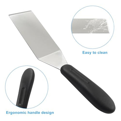 Small Spatula, Mini Stainless Steel Serving Spatula, 3Pcs - size: Solid