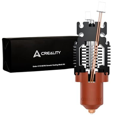 Official Creality Ender 3 V3 SE KE Upgrade Hotend Kit, 3D Printers Ceramic Heating Block with Quick-swap Nozzle Kit, Supports 300°C High Temperature, 600mm/s High-Speed Printing for Ender 3 V3 SE/KE - color: Ender 3 V3 SE KE