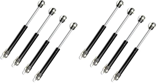 100N/22.5lb Gas Struts 10 Inch Gas Struts Lift Supports Gas Spring Lid Support Gas Props/Shocks, Set of 4 (Pack of 2) - size: 10 inches (Pack of 2)