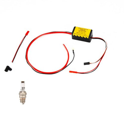 Retrol Engine HM-01 Engine Model Kit, Hit and Miss Engine Kit with High-Low Speed Gear Lever/Flatbed Transport Cart/Accessory Triad/CDI Igniter/Spark Plug, Ornament Gift -KIT - style: KIT Version