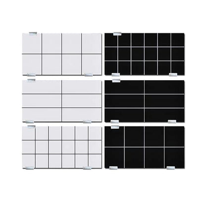 8 Pcs 15mm Stainless Steel Tile Bracket, Black U Bracket - size: Black 15mm/0.59"