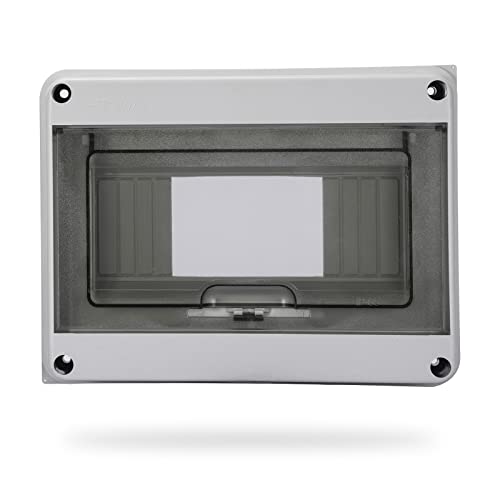 MOLLOM 8 Way Circuit Breaker MCB Distribution Protection Box - color: HT, size: 8Way | 200x155x92 MM