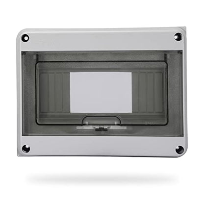 MOLLOM 8 Way Circuit Breaker MCB Distribution Protection Box - color: HT, size: 8Way | 200x155x92 MM