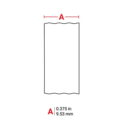 Brady Authentic (M21-375-488) Solvent-Resistant Lab Label for Lab, Barcode and Printed Circuit Board Labeling, Black on White- For M210, M210-LAB, M211, BMP21-PLUS and BMP21-LAB Printers, .375" W 21'L - size: .375"
