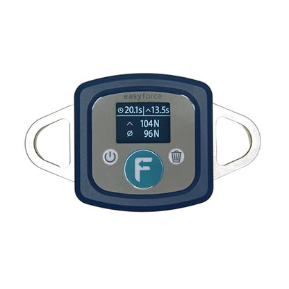 EasyForce® Performance Digital Dynamometer | Peak Force Capacity 300 Kg (2942 N) | for Strength Coaches, Physiotherapists, and Trainers | Accurate, Simple, and Swift Data Access
