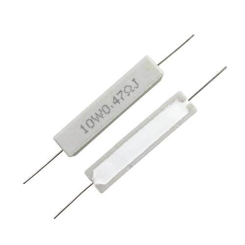 25 Values 10W Ceramic Cement Resistor Kit 0.05 Ohm - 100 Ohm - size: 0.05Ω-100Ω 50PCS