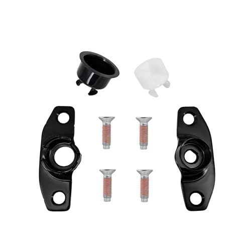 Tailgate Hinge Pair Kit, Bolts, Screws, Bushings for 2017-2024 Ford Super Duty