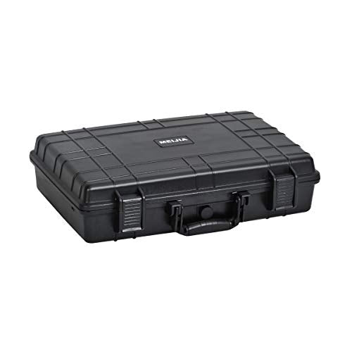 MEIJIA Waterproof Hard Camera Case,Hard Laptop Case,Hard Case with Customizable Fit Foam Included,Fit for Laptops,camera,lens(Black, 19.78"X13.93"X4.68") - size: 19.78" x 13.93" x 4.68"