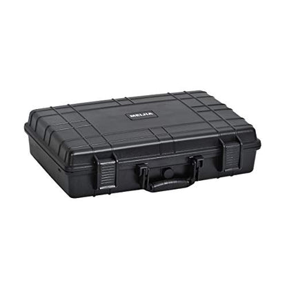 MEIJIA Waterproof Hard Camera Case,Hard Laptop Case,Hard Case with Customizable Fit Foam Included,Fit for Laptops,camera,lens(Black, 19.78"X13.93"X4.68") - size: 19.78" x 13.93" x 4.68"