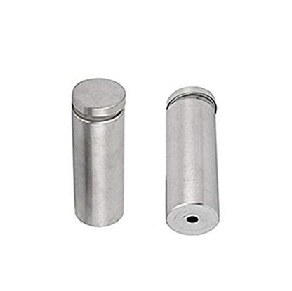 Stainless Steel Wall Mount Glass Standoff Holder Screw Nails Advertising Nails 12 Pcs (25x80mm) - size: 25x80mm