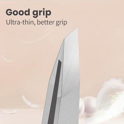 Eyebrow Hair Removal Tweezers, Slant Tweezer Handmade Professional Eyebrow Facial & Hair Remover Better closure Stainless Steel - color: 1 Pack (Slant)