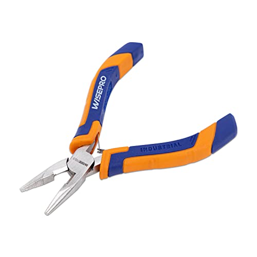5 Inch Long Nose Pliers with Side Cutter, for Jewelry Making, Repairing, with spring shrapnel loaded - style: 5 Inch Long Nose Pliers