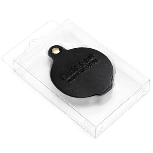 10x Small Magnifying Glass for Seniors/Kids, Pocket Folding Magnifier
