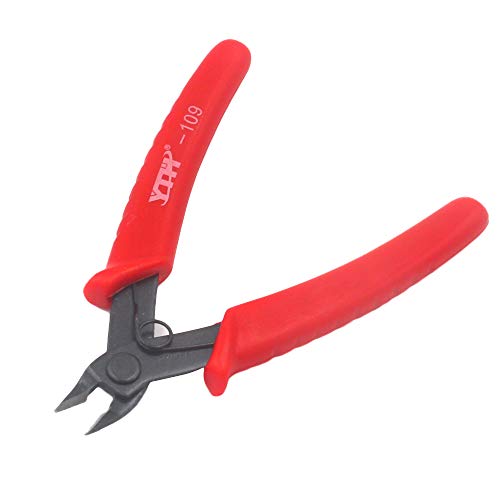 Small Wire Cutters Flush Cutter Precision Cutting Pliers for Electronics Jewelry Making 3D Printer, 5 Inch, 4 Pack