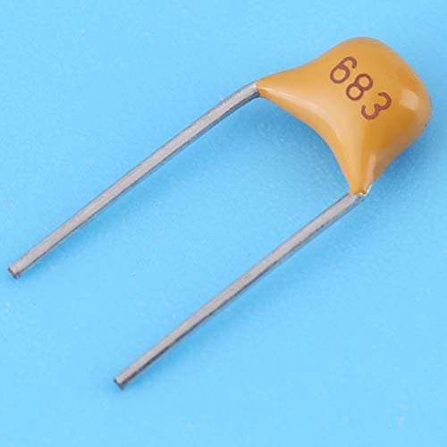 500pcs Multilayer Monolithic Ceramic Capacitor Assortment Kit 10 Values 50V 1nF/ 2.2nF/ 3.3nF/ 4.7nF/ 6.8nF/ 10nF/ 22nF/ 33nF/ 47nF/ 68nF