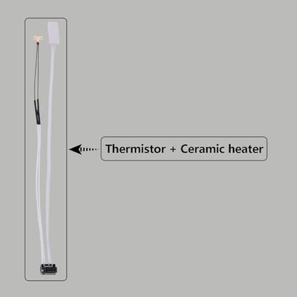 2 Pack Heater and Thermistor for A1 Mini, 3D Printer Accessories 24V Ceramic Heater 300℃ High Temperature Thermistor for Bambu Lab A1/A1 Mini - style: A1/A1 Mini