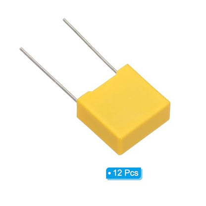 PATIKIL Safety Capacitors 12Pack 0.068uF AC 275/300/310V 10mm Pin Pitch - size: 10mm Pin Pitch, style: 0.068uF