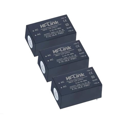 3-Pack AC to DC Power Converter Module, 100-240VAC to 5VDC