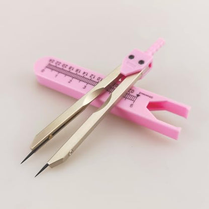 ECG EKG Calipers, Precision Wave Measuring Divider (Pink) - color: Pink