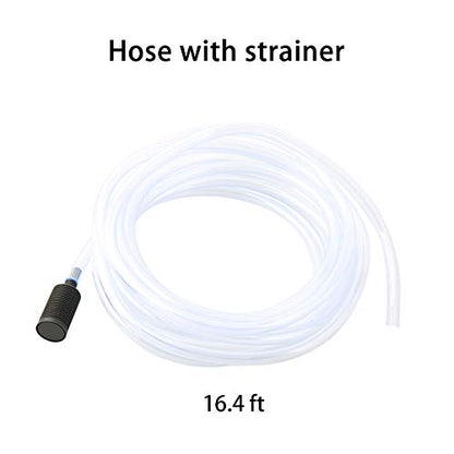 Sooprinse Chemical Injector Kit for High Pressure Washer, 4000 PSI Adjustable Soap Dispenser with a 1/4 Inch Black Soap Nozzle and Teflon Tape, 16 Ft Siphon Hose, 3/8 Inch Quick Connect