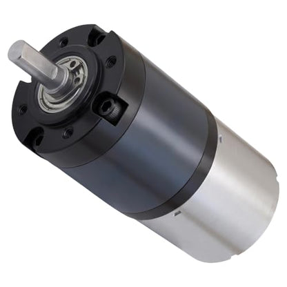 12V DC 30RPM Planetary Gear Motor, High Torque Electric Motor, 36mm Diameter Gearbox, 6mm D-Shaft, Low Noise Speed Reduction Geared Motor (12V, 30 RPM - 6mm Shaft) - size: 30 RPM - 6mm Shaft