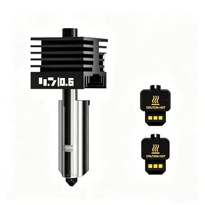 Bamboo Lab 0.6mm High Flow Nozzle for Bambu Lab P2S / H2D – Brass Nozzle, Smooth Printing, Easy Installation Replacement - size: 0.6mm Nozzle