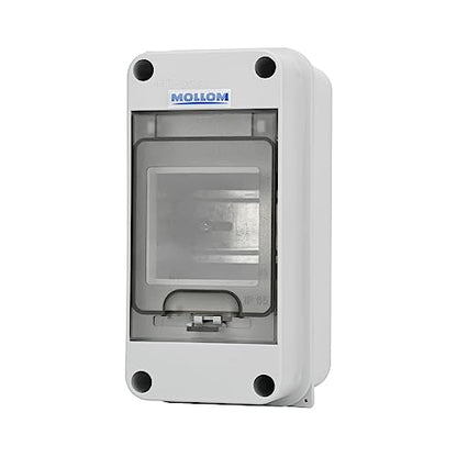 MOLLOM 3 Way Circuit Breaker MCB Distribution Protection Box - color: HT, size: 3Way | 80x95x160 MM