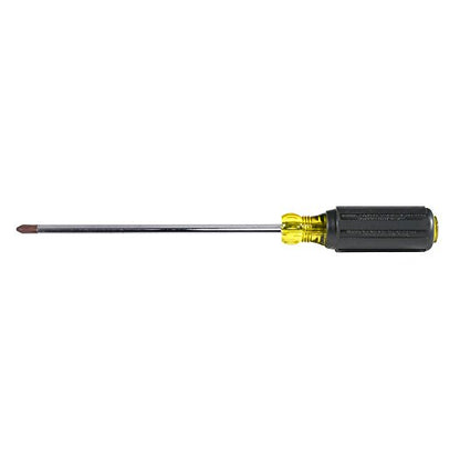 Klein Tools 85742 Screwdriver Set, Made in USA, 3/16 Cabinet and #2 Phillips Precision Machined Tips, Cushion-Grip Handles, Round Shank, 2-Piece - size: One Size, style: 3/16 Cabinet and #2 Phillips
