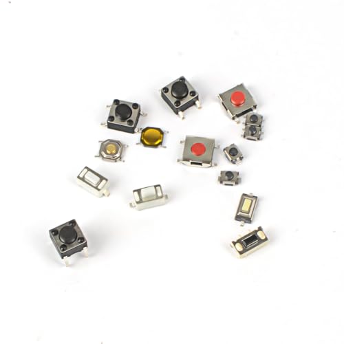 300 Pcs 15 Value Micro Momentary Tactile Switch Assortment Kit - style: 300 Pcs 15 Value