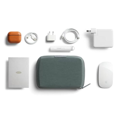 Bellroy Tech Kit Compact, Tech Accessories Organizer - Everglade - color: Everglade