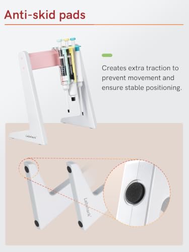 Lab Pipette Stand, Plastic Linear Pipette Holder, L Shape, Pink - color: Pink, size: L Shape