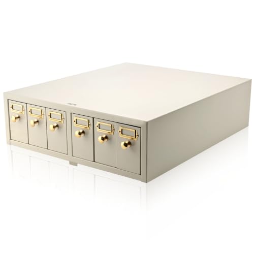 Microscope Slide Storage Cabinet, 6-Dual Slotted Drawers