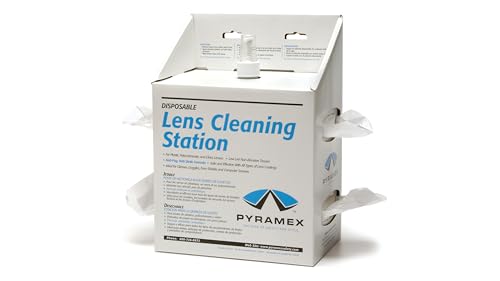 Pyramex Lens Cleaning Station With 16Oz Cleaning Solution 1200 Tissues - color: 16 Oz Cleaning Solution/1200 Tissues