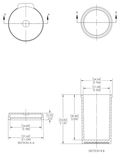 Caplugs CVV-50 CVV Series – Plastic Vial, 30 Pack, Natural Clear PP with White Cap, Vial Size 5 Drams, 0.63 Fl. Oz. Reusable Container, Sample Storage, Packaging, Display, Laboratory (ZCVV50ASMQ2)