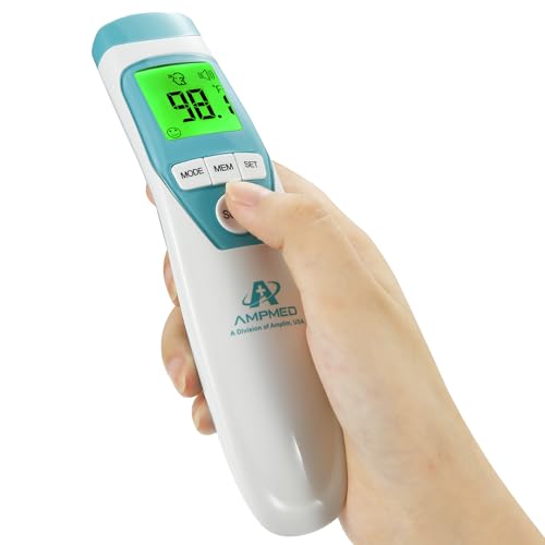 Medical Grade Digital Infrared Forehead Thermometer - color: White