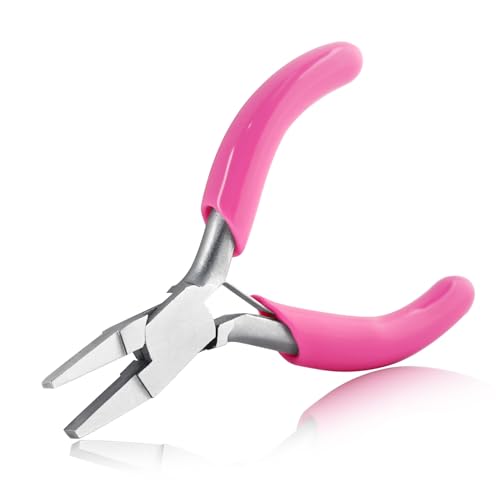 SPEEDWOX 3 Inch Duckbill Mini Flat Nose Pliers for Jewelry Making - Small Pliers, Smooth Jaw, Jewelry Tool - style: Duckbill Pliers