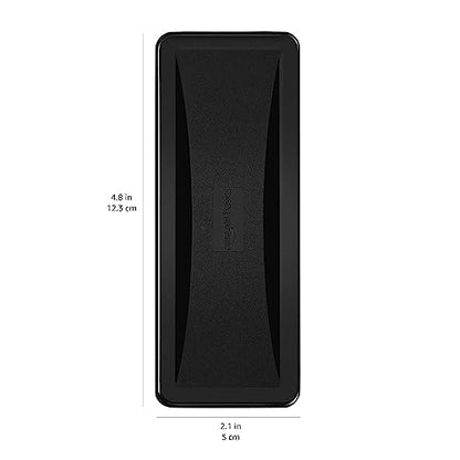 Amazon Basics Dry-Erase Whiteboard Erasers with Soft Pile, for School, Office, Home, and Classroom, Black, 16-Pack - size: 16-Pack